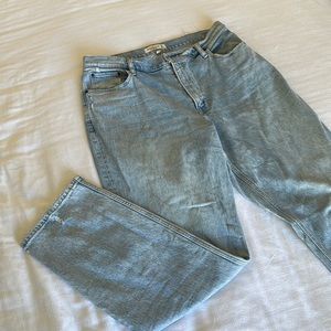 Abercrombie Curve Love 90s straight ultra high rise size 32 long